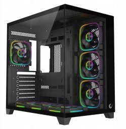 Obudowa Rampage Sealite ARGB czarna (SEALITE-BLACK)