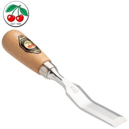 Kirschen Kirschen Step chisel with red beech handle, 20 mm pointed