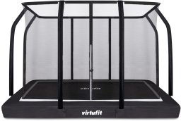 Virtufit Trampolina do wkopania 183x274 cm VIRTUFIT z siatką prostokątna Inground
