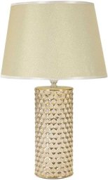 Lampa stołowa Belideco Lampa stołowa GLAM, ceramiczna, złota, Ø 30x47,5 cm