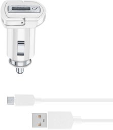 Ładowarka Ładowarka samochodowa CellularLine z kablem danych i złączem microUSB 2A