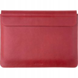 Etui Fixed Skórzane etui FIXED Oxford dla Apple MacBook Pro 14" (2021/2023/2024) czerwony