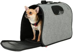 CADOCA ZOLUX Torba transportowa dla psa i kota w stylu "na kręgle" NOMAD S szara