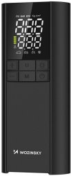 Kompresor samochodowy Wozinsky Kompresor Wozinsky WPEP-8000 pompka elektryczna powerbank 8000mAh latarka - czarny