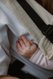 Kavka Nosidełko ergonomiczne Kavka MultiAge Pro: Papyrus Linen Regulowane