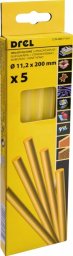 Wkłady klejowe Drel do drewna 11.2 mm x 200 mm żółte 5 szt.