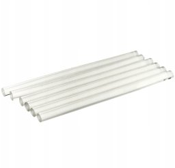 Wkłady klejowe Drel do drewna 11 mm x 100 mm przezroczyste 6 szt.