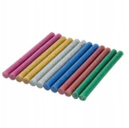 Wkłady klejowe Drel do drewna 7.4 mm x 100 mm zestaw kolorów 12 szt.