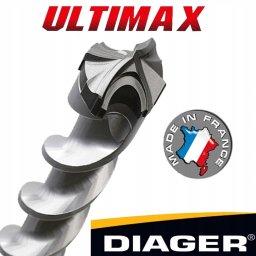 Diager DIAGER Wiertło Do Żelbetu SDS-MAX 40x340mm Do Konstrukcji Beton
