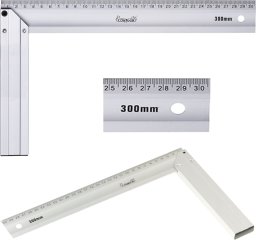 Drel DREL Kątownik Aluminiowy 300x175mm Do Pomiaru Kąta Prostego