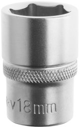 Jufisto JUFISTO Nasadka Sześciokątna 18mm 1/2"""" Do Klucza Nasadowego