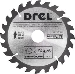 Drel DREL Do Drewna 180mm 24T Do Szybkiego Cięcia Desek