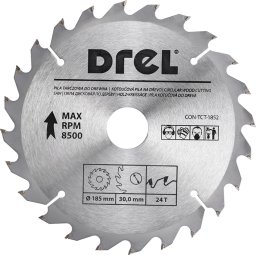 Drel DREL Do Drewna 185mm 24T Widiowa Uniwersalna