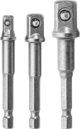 Wuber WUBER Zestaw Adapterów Hex Do Nasadek 1/4 3/8 1/2 Przejściówki Adaptery