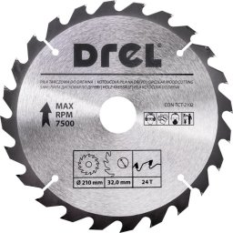 Drel DREL Do Drewna 210mm 24T Do Szybkiego Rozkroju
