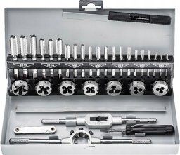 Jufisto JUFISTO Zestaw Gwintowników I Narzynek M3-M12 32 Elementy Pokrętło Oprawa