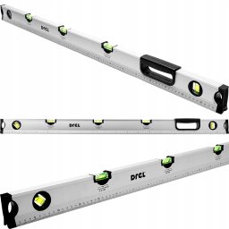 Drel DREL Poziomnica Do Spadków 100cm 5 Libelek Do Hydrauliki