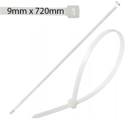 Drel Trytytki 9x1200 mm opaski do wentylacji długie kabli drzewek do transportu