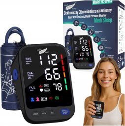 Ciśnieniomierz Hi-Tech Medical CIŚNIENIOMIERZ NARAMIENNY ELEKTRONICZNY MEDI SLEEP FC-BP113 DLA DOROSŁYCH