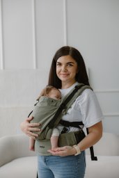 Kavka Nosidełko ergonomiczne Kavka MultiAge Pro: Herb Linen Regulowane