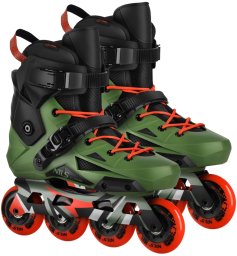 Rolki Nils Extreme NA1601 ŁYŻWOROLKI SLALOMOWE SLAYD ZIELONE ROZM. 47 NILS EXTREME