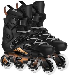 Rolki Nils Extreme NA1601 ŁYŻWOROLKI SLALOMOWE SLAYD CZARNE ROZM. 47 NILS EXTREME