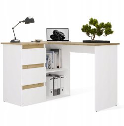 Biurko Nicea Białe 120 cm x 48 cm