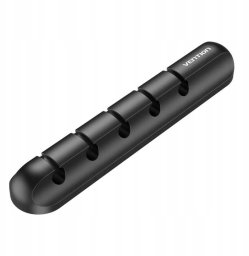 Organizer Vention 5-portowy organizer kabli Vention 2 szt. czarny