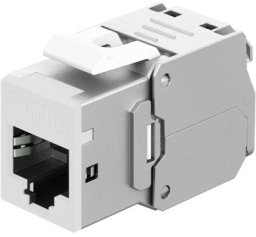 Goobay Keystone-modul RJ45 CAT 6A, STP, Slim biały - Wersja kolorystyczna biały