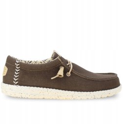 HEY DUDE Hey Dude Wally Stretch Canvas 40700-2LN Brązowe 46