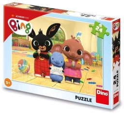 Dino Toys Puzzle Królik Bing maluje 24el