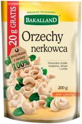 bakalland Orzechy nerkowca BAKALLAND, 200g