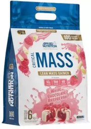 Applied Nutrition Applied Nutrition - Gainer, Critical Mass Professional, Biała Czekolada Truskawka, Proszek, 6000g