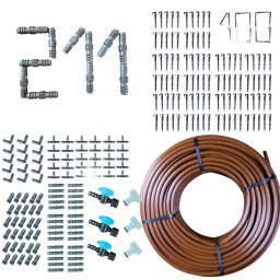 ZOLTA Zestaw PREMIUM LINIA KROPLUJĄCA RAIN BIRD PCD kompensacja ciśnienia + 211el
