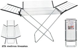 Gerimport Suszarka do bielizny aluminiowa 25 m 175 x 55 x 110 cm GERIMPORT 8445393371313 (8445393371313)