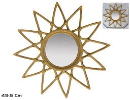 Decorlife Lustro w kształcie gwiazd 49 5 cm 49 5 x 49 5 x 1 8 cm DECORLIFE 8445393201863 (8445393201863)
