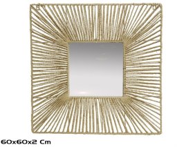 Decorlife Kwadratowy “Moon” lustro 60 x 60 x 2 cm DECORLIFE 8445393572710 (8445393572710)