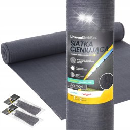 Cavatorta SIATKA CIENIUJĄCA 1x50m MASKUJĄCA 90% OSŁONA MATA NA OGRODZENIE PŁOT +UV