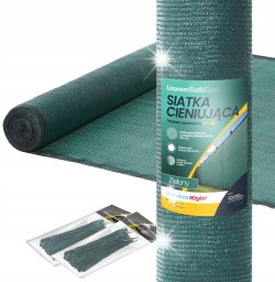 Cavatorta SIATKA CIENIUJĄCA 1,5x50m Maskująca Osłona 80g na Ogrodzenie Płot 75% +UV