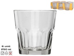 Lumarko 6 gab. Casablanca szklanki 250 ml 8 5 x 8 x 8 cm KITCHEN&GO 8445393387987 (8445393387987)