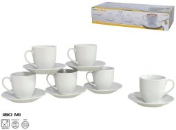 Lumarko zestaw 6 kubków/talerzy 12 przedmioty 8 × 13 × 13 cm KITCHEN&GO 8430540979047 (8430540979047)