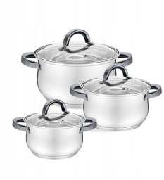 Zilner Zestaw garnków Rosberg R51210O10 18/20/22/24/26 cm Stal nierdzewna 5R51210O10 (3800237043071)