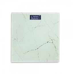 Waga łazienkowa Herdegen Rosberg 5R51650GWM elektroniczne wagi ciała do 180 kg LCD displejs biały/wzór marmuru 5R51650GWM (3800237044924)