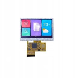 Waveshare LCD 4.3" 480x272 rezystancyjny panel dotykowy DWIN HMI DMG48270F043_02WTR