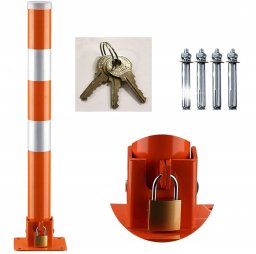 Cavatorta Blokada Parkingowa Miejsca Parkingowego Składana Słupek Parkingowy Kłódka