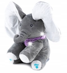 Snoozebaby SŁONIK ŚPIEWAJĄCY MASKOTKA PLUSZOWY SŁOŃ AKUKU INTERAKTYWNY PLUSZAK MIŚ