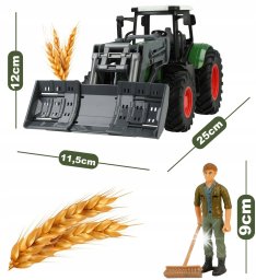 Skleplolki CIĄGNIK TRAKTOR DLA DZIECI ZABAWKA Ruchome elementy Farma Zwierząt Figurki
