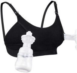 Momcozy Momcozy YN08 (XXL) | Biustonosz do laktatora typu Hands-Free | Czarny