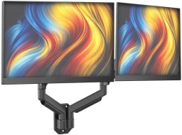 VETOUSON Gazowy Uchwyt ścienny na dwa Monitory TV Telewizory 13-32 cale VX-049 Uniwersalny