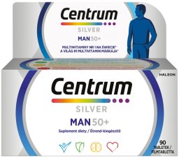 Centrum Centrum Silver Man 50+ multiwitaminy dla mężczyzn suplement diety 90 Tabletek